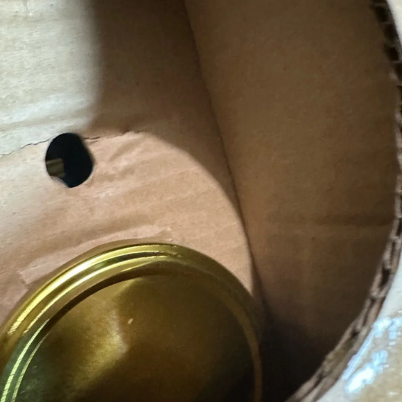 Libations Infusion Kit - glass jar w/ lid, glasss bottle with cork, gold funnel - Picture 9 of 10